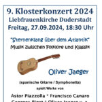 9. Klosterkonzert 2024 Liebfrauenkirche Duderstadt Freitag, 27.09.2024, 18:30 Uhr